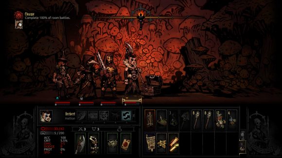 Darkest Dungeon Gameplay Screenshot