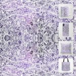 Purple Patches Graphic Pattern Design