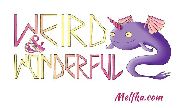 Weird and Wonderful graphic design