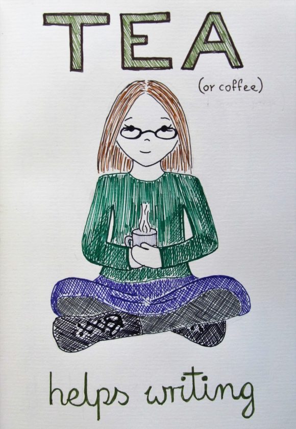the wordwitch - tea helps writing