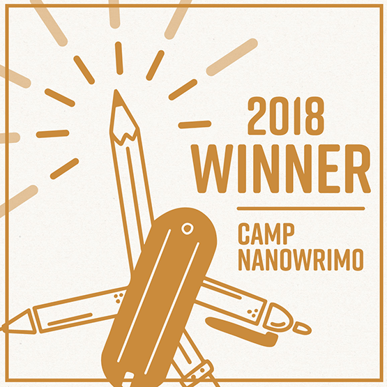 CampNaNoWriMo winner badge