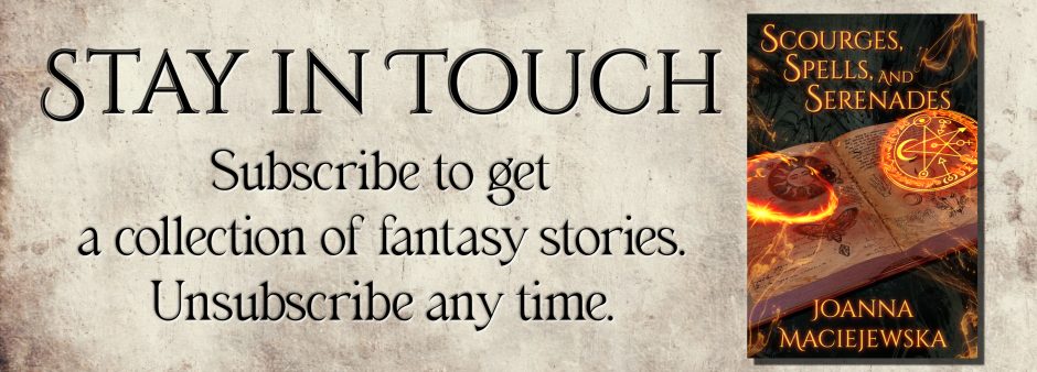 Stay in touch. Subscribe to get a collection of fantasy stories. Unsubscribe any time.