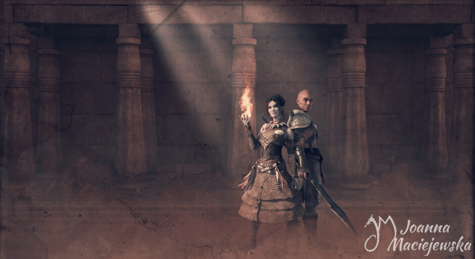 First concept for full art for By the Pact cover.