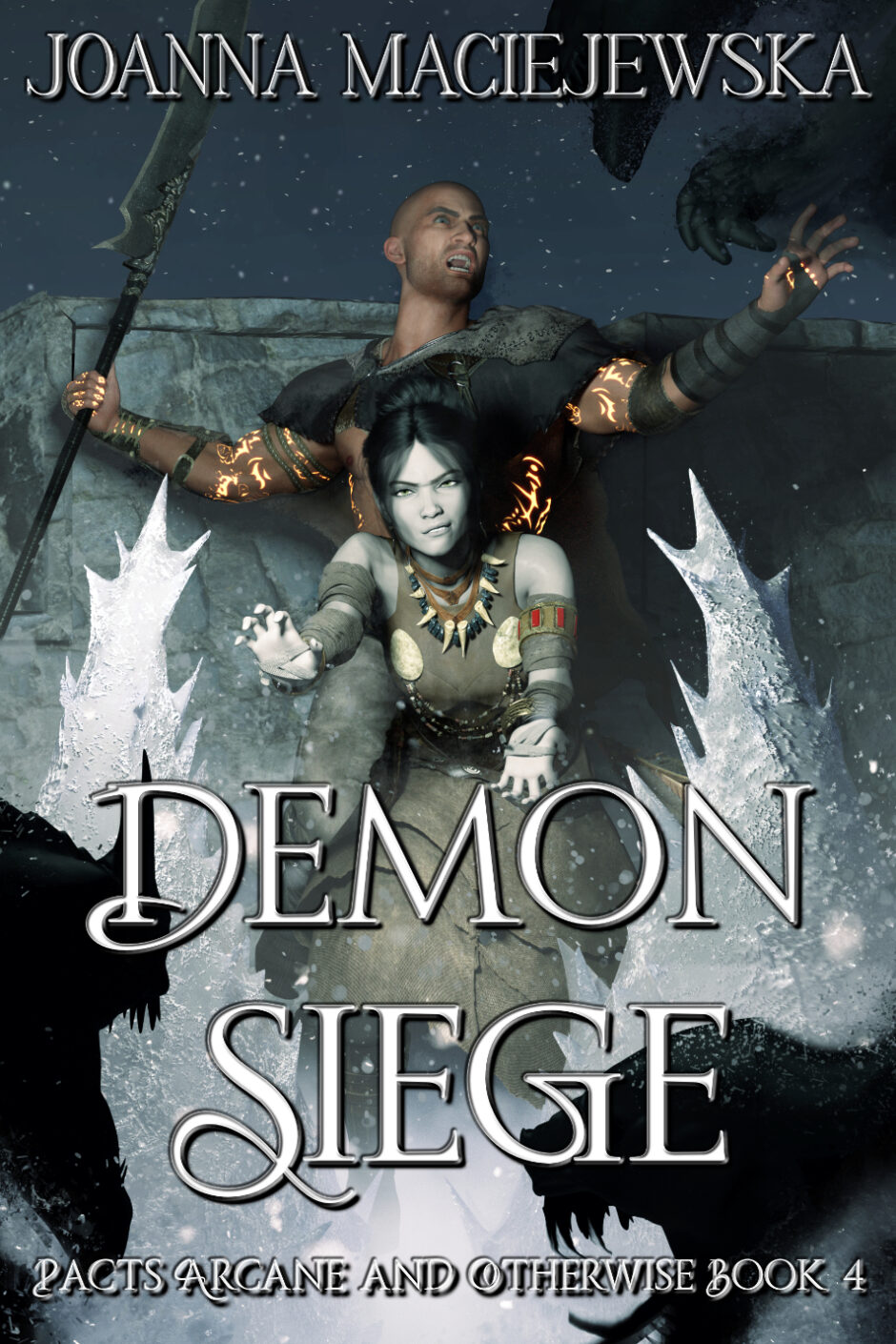 Cover for Demon Siege, book 4 of Pacts Arcane and Otherwise by Joanna Maciejewska