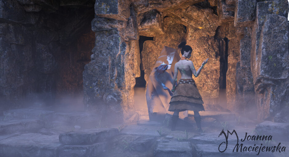 First concept for full art for Scars of Stone